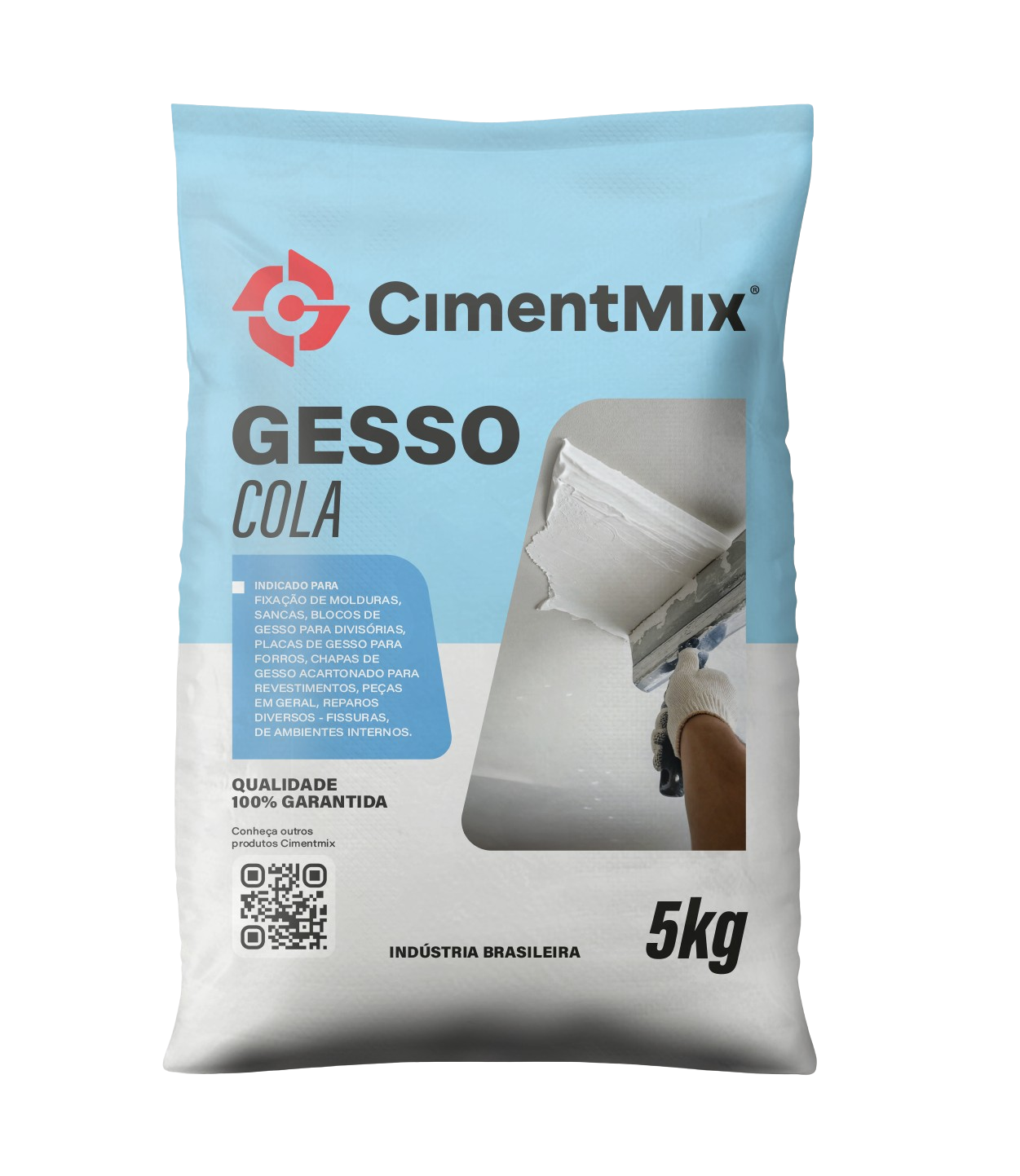 Embalagem Gesso Cola Cimentmix
