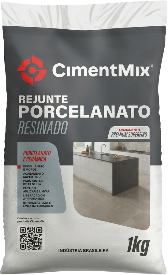 Embalagem Rejunte Porcelanato Resinado Cimentmix